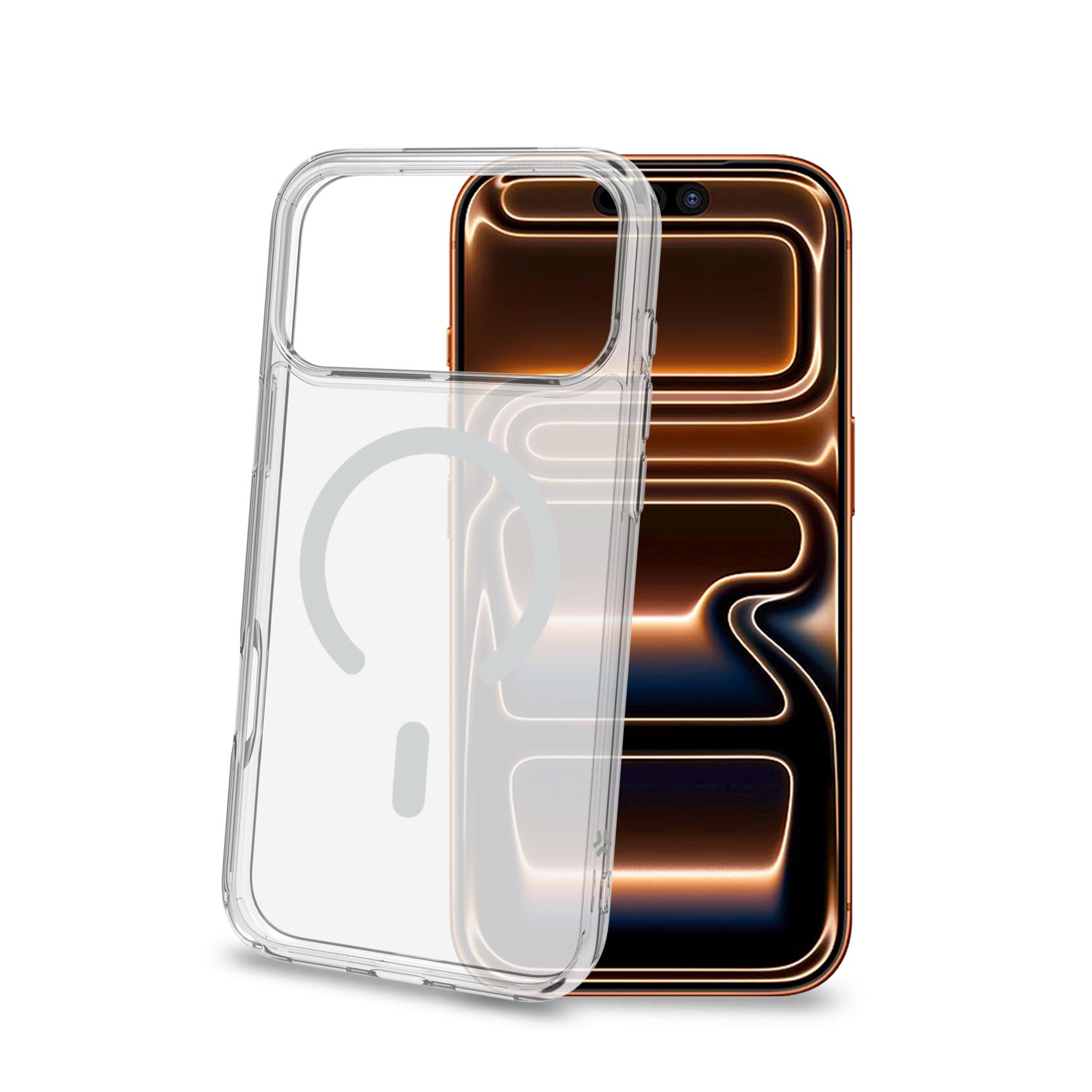 GELSKINMAG – Cover morbida trasparente TPU, compatibile con tecnologia Magsafe, anello magnetico match in color Silver x Apple iPhone 18 Pro Max/iPhone 17 Pro Max [IPHONE 18 CASES]