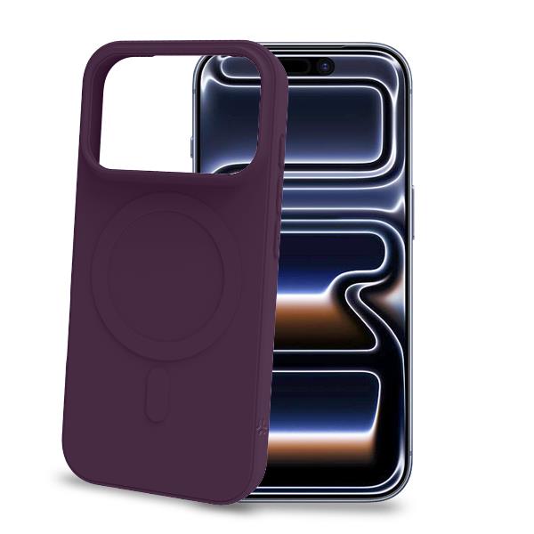 CROMOMAG1200 – Cover in TPU morbido compatibile con la tecnologia Magsafe, colore cherry compatibile con Apple iPhone 18 Pro / iPhone 17 Pro [IPHONE 18 CASES]