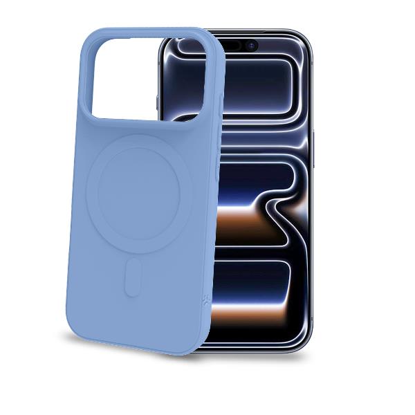 CROMOMAG1200 – Cover in TPU morbido compatibile con la tecnologia Magsafe, colore light blue compatibile con Apple iPhone 18 Pro / iPhone 17 Pro [IPHONE 18 CASES]
