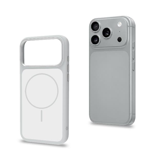 GENUINEMAG1200 – Cover vetro temperato con bordi liquiq silicone compatibile con la tecnologia Magsafe per Apple iPhone 18 Pro / iPhone 17 Pro [IPHONE 18 CASES]