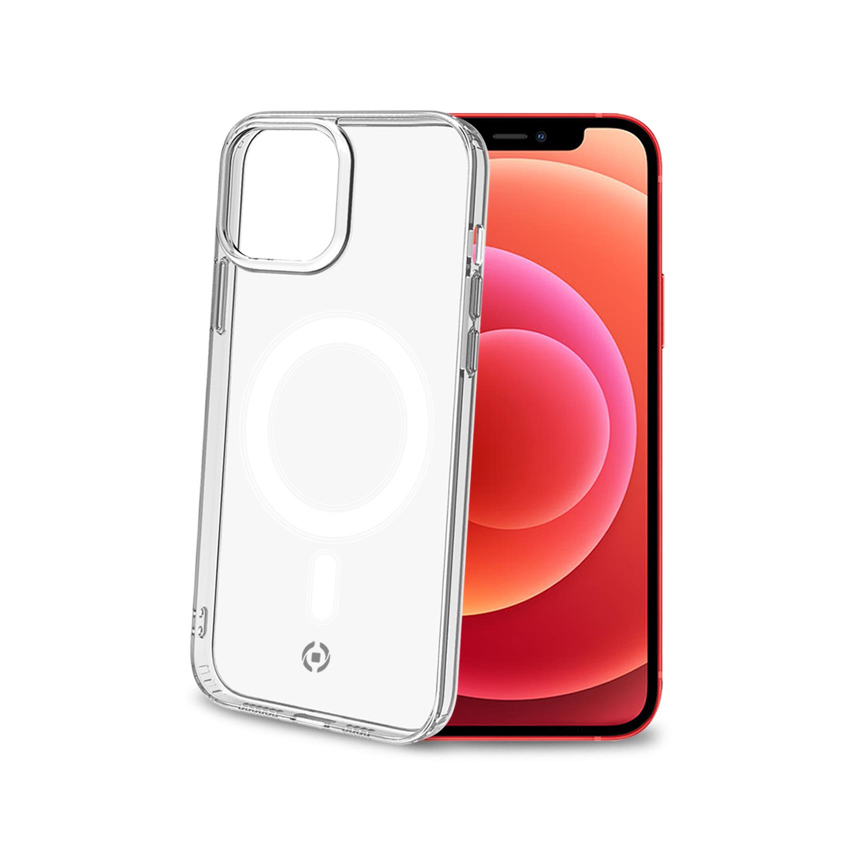 GELSKINMAG – Cover morbida trasparente in TPU, compatibile con la tecnologia Magsafe, anello magnetico color Bianco per Apple iPhone 13