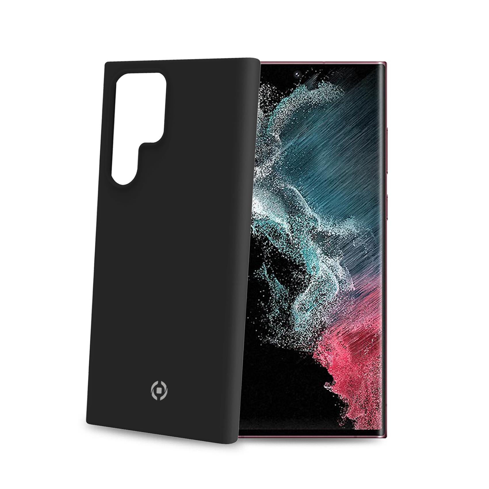 CROMO – Cover in morbido TPU con finitura soft touch colore nero compatibile con Samsung Galaxy S22 Ultra 5G/ Galaxy S22 Ultra 5G Enterprise Edition