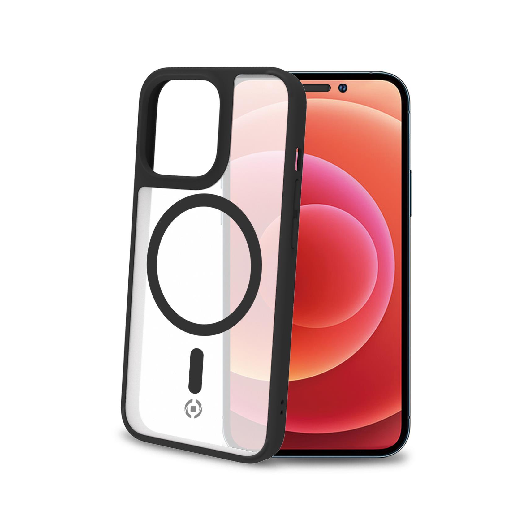 MAGMATT – Cover morbida trasparente con bordi effetto opaco compatibile con la tecnologia Magsafe per Apple iPhone 14 Pro