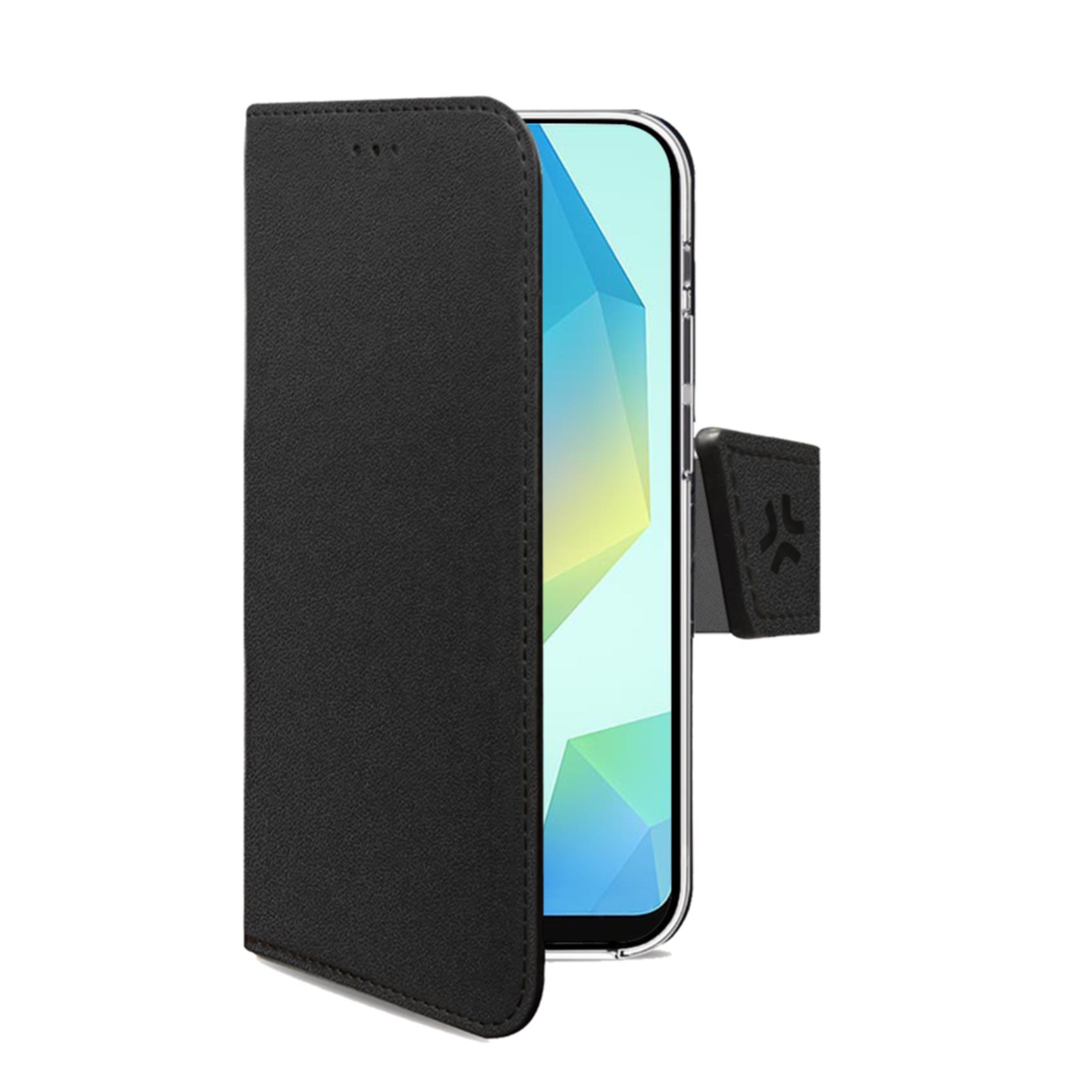 WALLY – Custodia a libro in pelle sintetica con chiusura flap magnetico, slot per carte e funzione stand per Samsung Galaxy A16 5G/ A16 5G EE/ A16 4G/ A16 4G EE/ M16/ F16