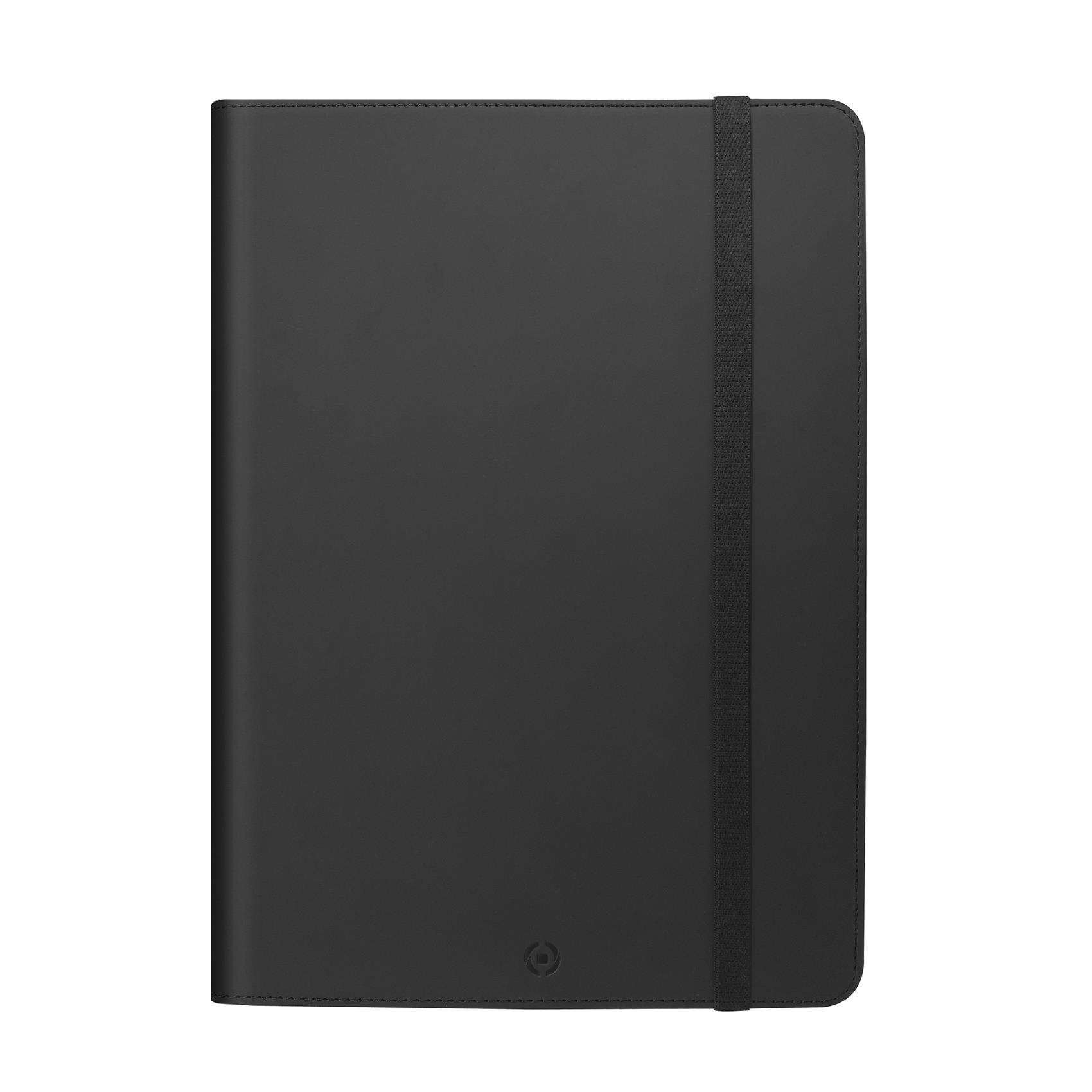 UNIMAGTAB – Custodia universale a libro di colore nero in pelle sintetica magnetica compatibile con i Tablet fino a 11″