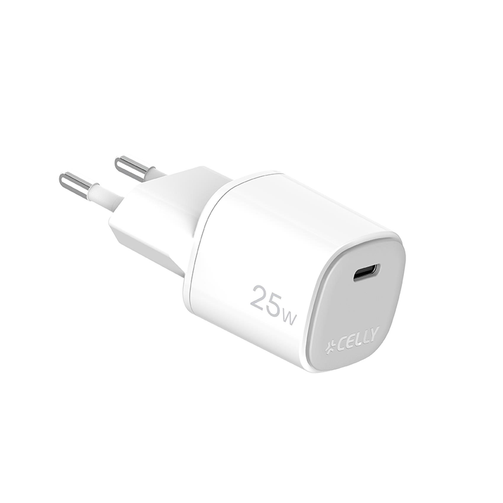 UPTC1USBC25W – Caricabatteria da rete con porta USB-C, tecnologia GaN, potenza massima 25 Watt [UPTC COLLECTION]