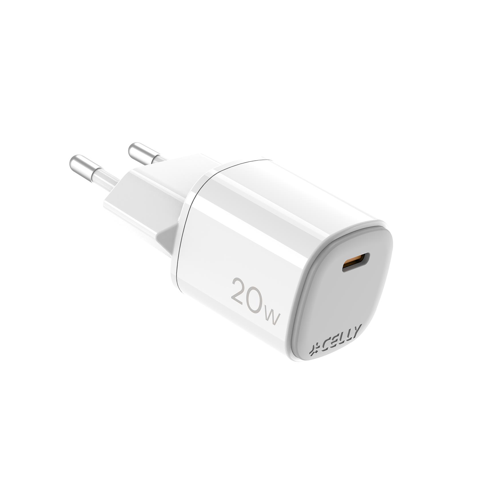 UPTC1USBC20W – Caricabatteria da rete con porta USB-C, tecnologia GaN, potenza massima 20 Watt [UPTC COLLECTION]