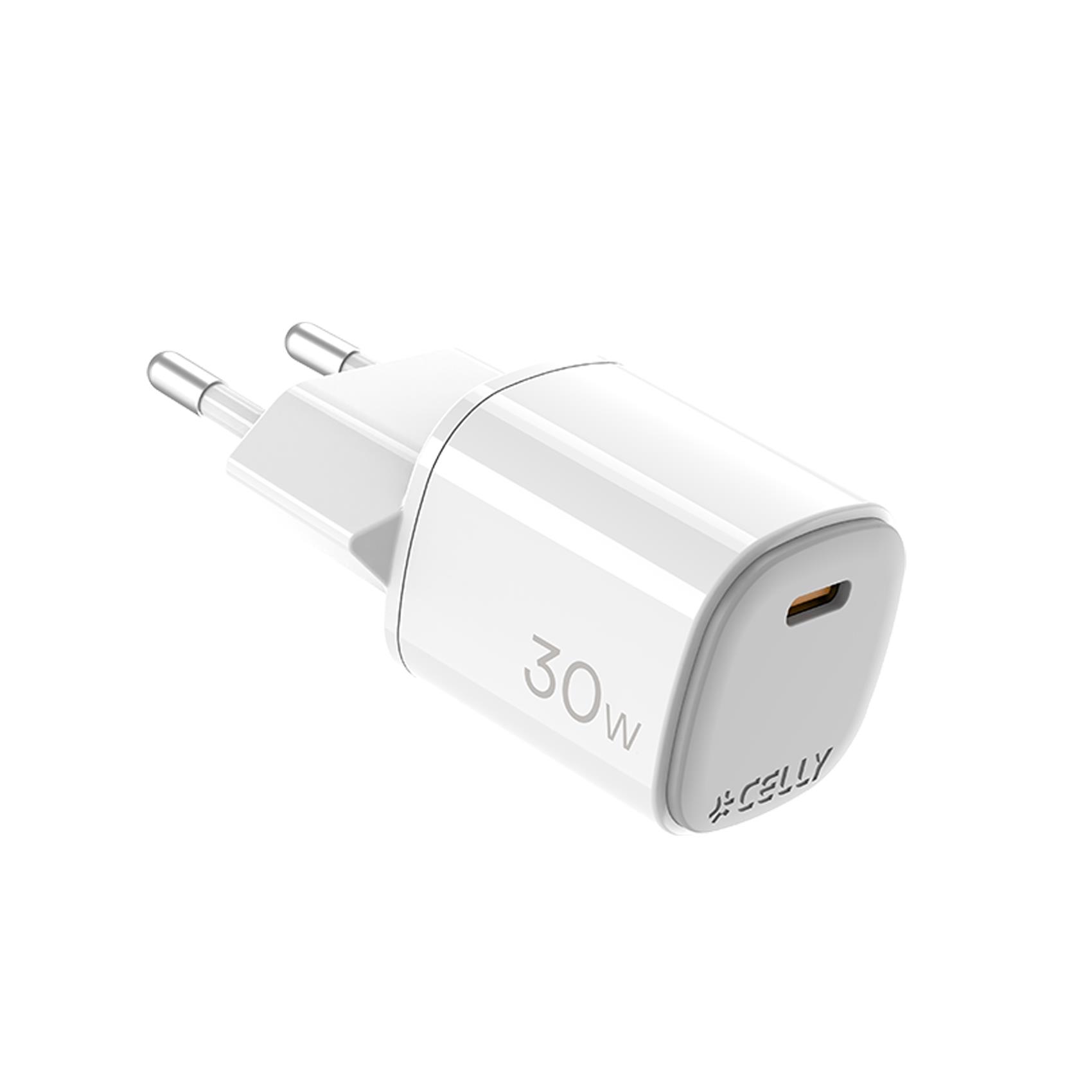 UPTC1USBC30W – Caricabatteria da rete con porta USB-C, tecnologia GaN, potenza massima 30 Watt [UPTC COLLECTION]