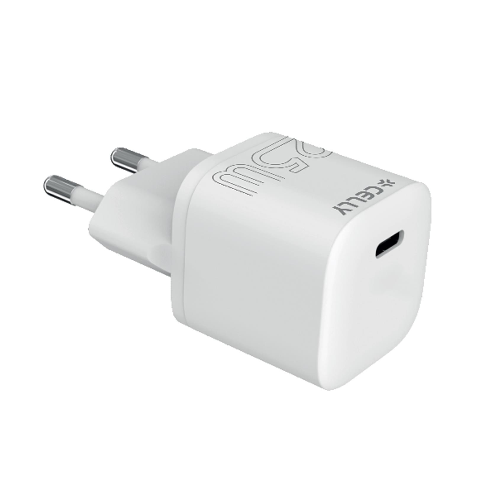 UCTC1USBC25W – Caricabatteria da rete con porta USB-C, ultra compatto, potenza massima 25 Watt [ULTRA COMPACT]