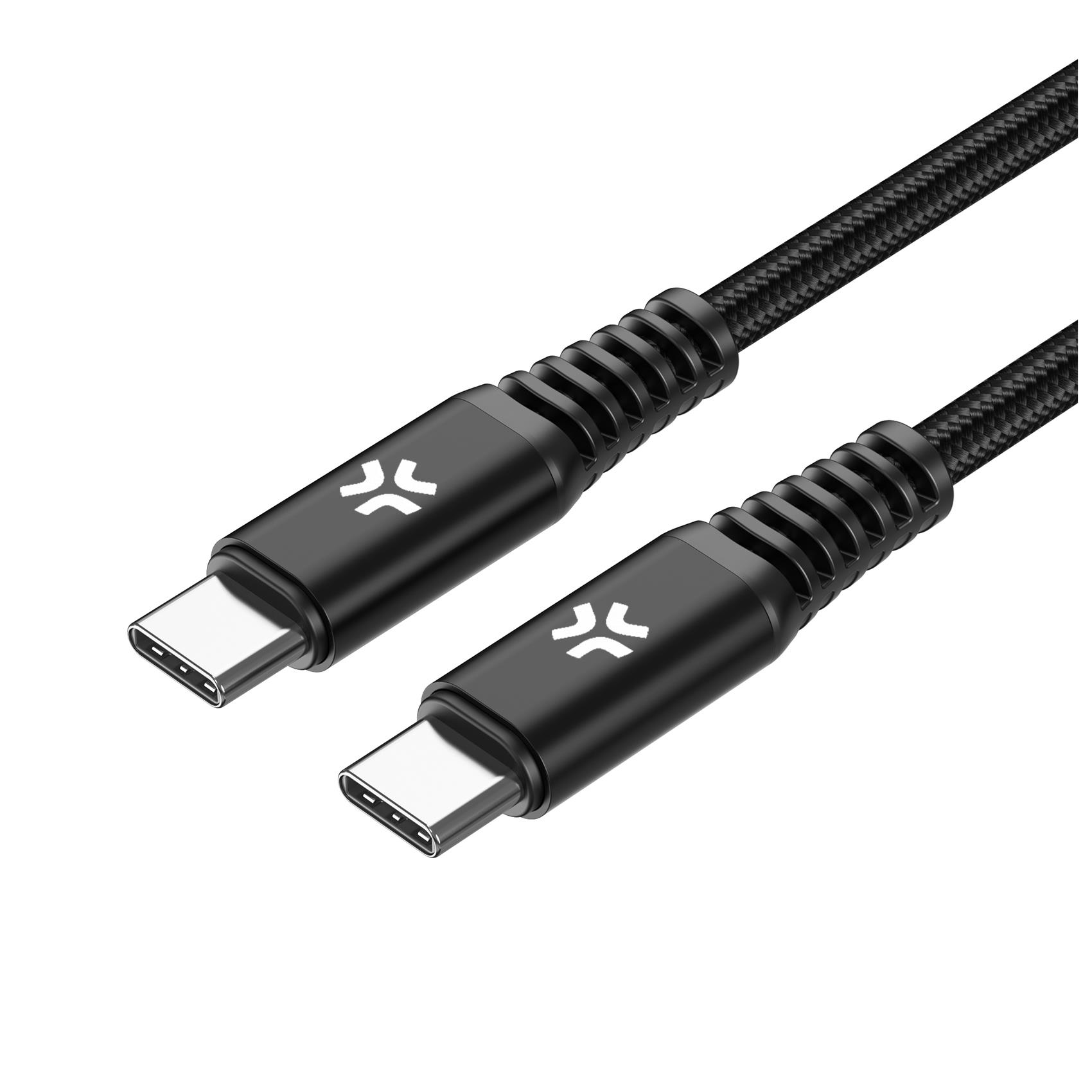 USBCUSBC100W – Cavo USB-C a USB-C, lunghezza 2 metri, potenza massima 100 Watt, Power Delivery, materiale nylon [POWER DELIVERY]