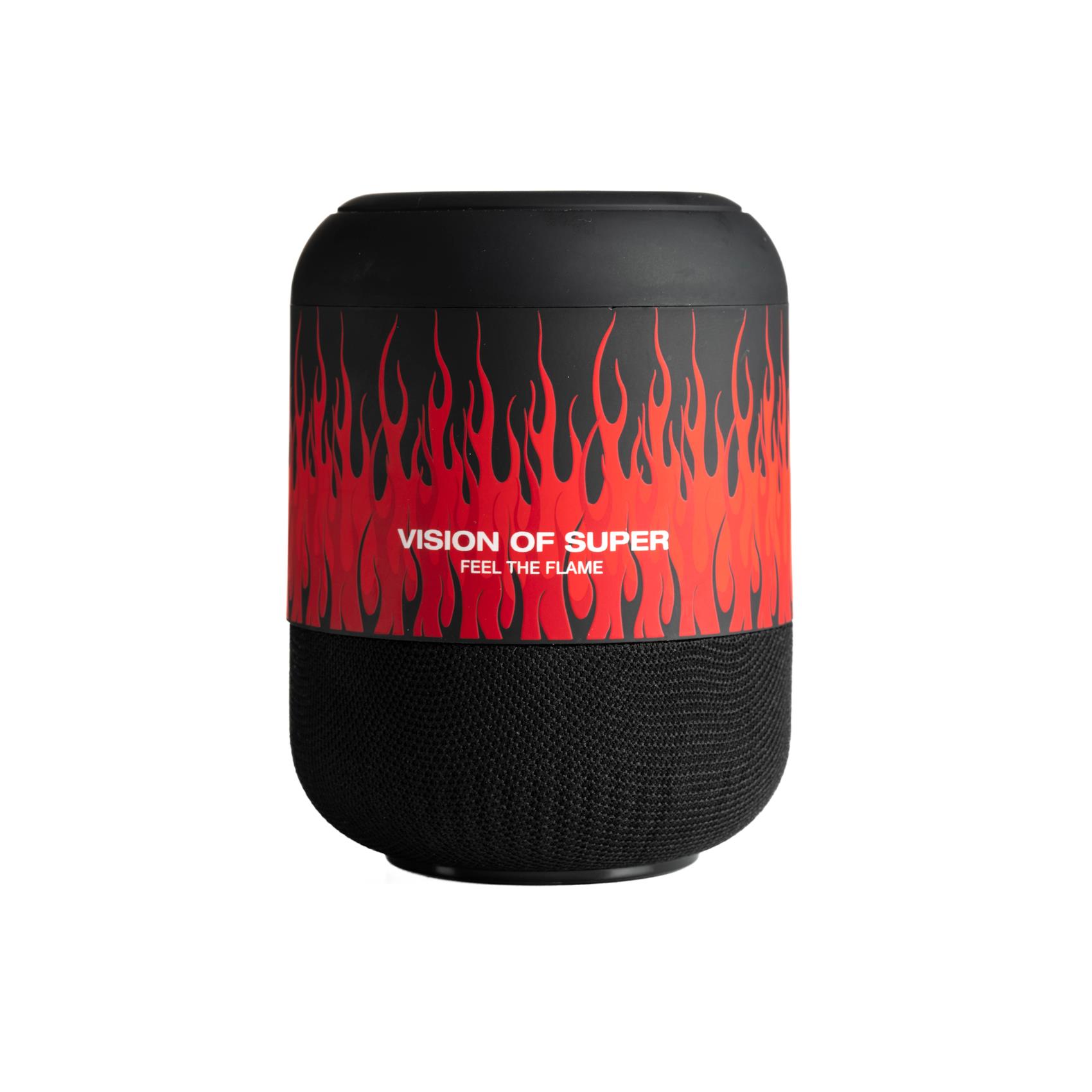 VISION OF SUPER – Speaker wireless, potenza audio 5 Watt, funzione TWS, resistenti all’acqua, porta USB-C, laccetto per trasporto, porta AUX