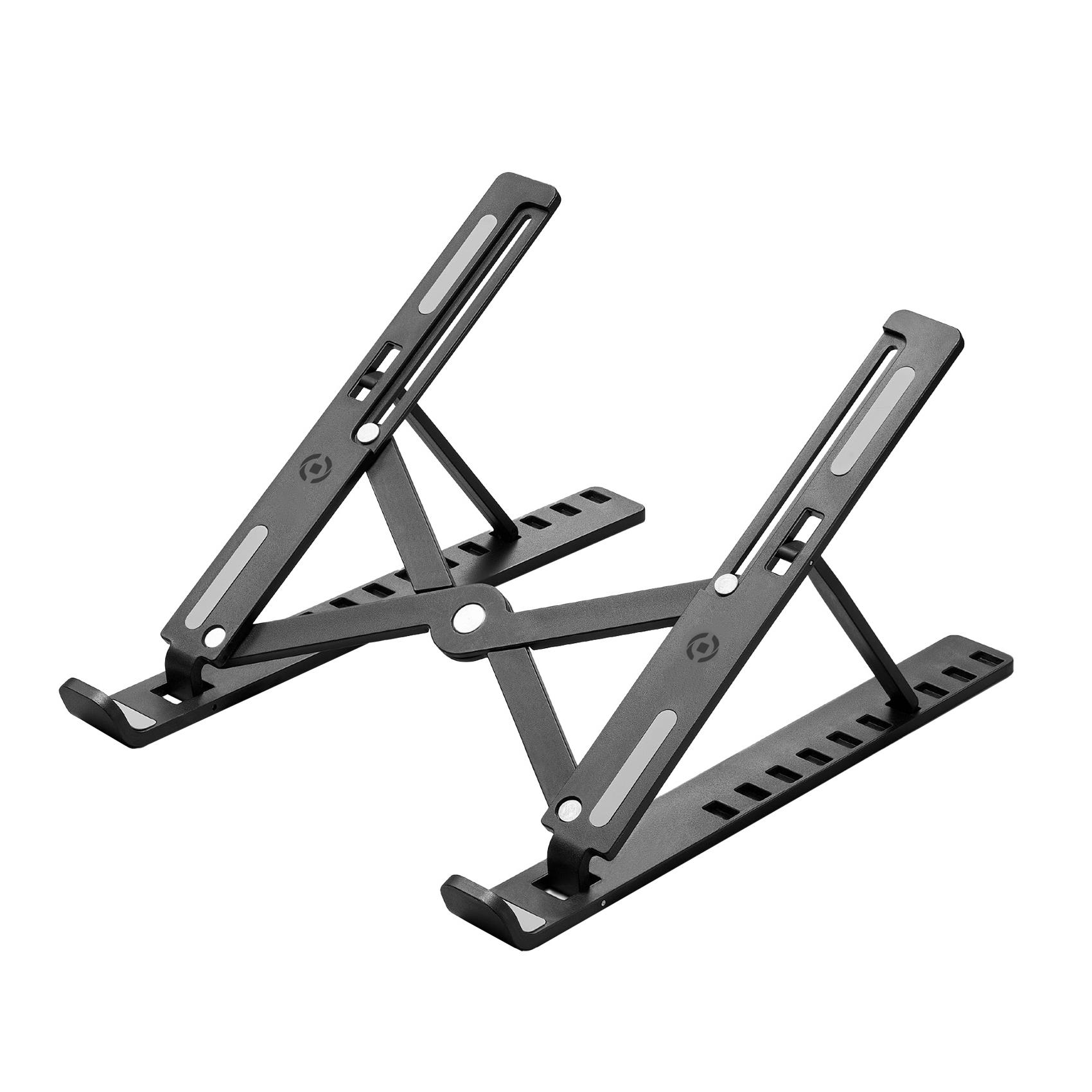 SWMAGICSTAND2 – Supporto per Laptop/Notebook e Tablet fino a 15.6″ dimensione display, leggero, richiudibile, 10 livelli di inclinazione, materiale plastica