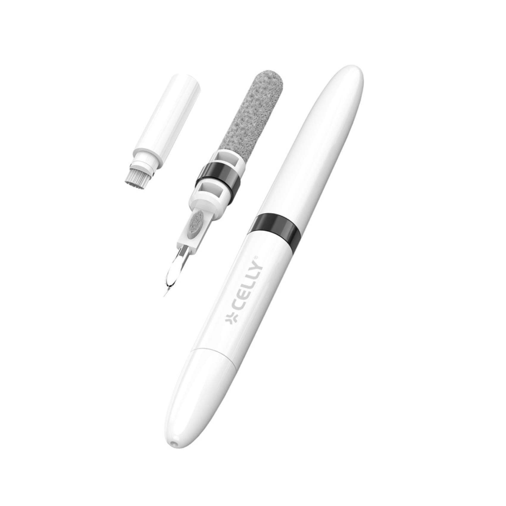 CLEANINGKIT – Kit pulizia dispositivi 4in1, include spazzolino rimozione sporco, punta per la rimozione sporco, spazzola rigida per pulizia scanalature, spugna
