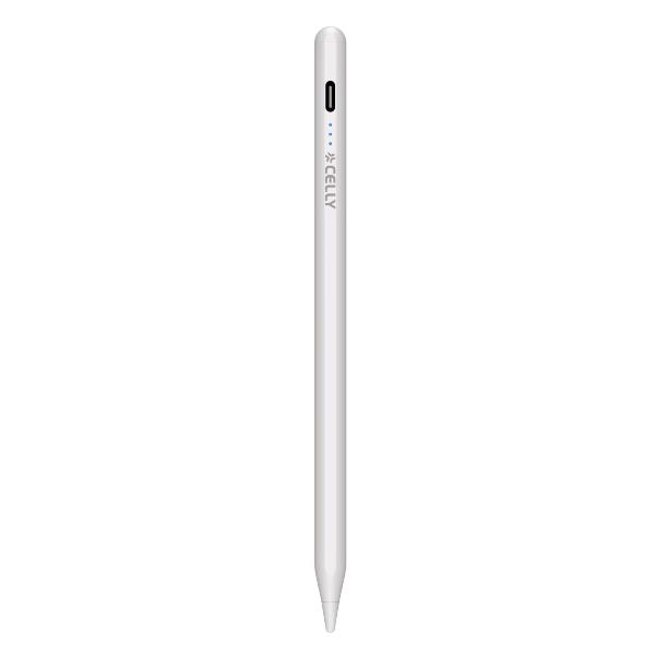 Pennino smart touch universale con tutti i display touch, 2 punte sostitutive in confezione. indicatori LED per lo stato batteria, porta penna incluso in confezione