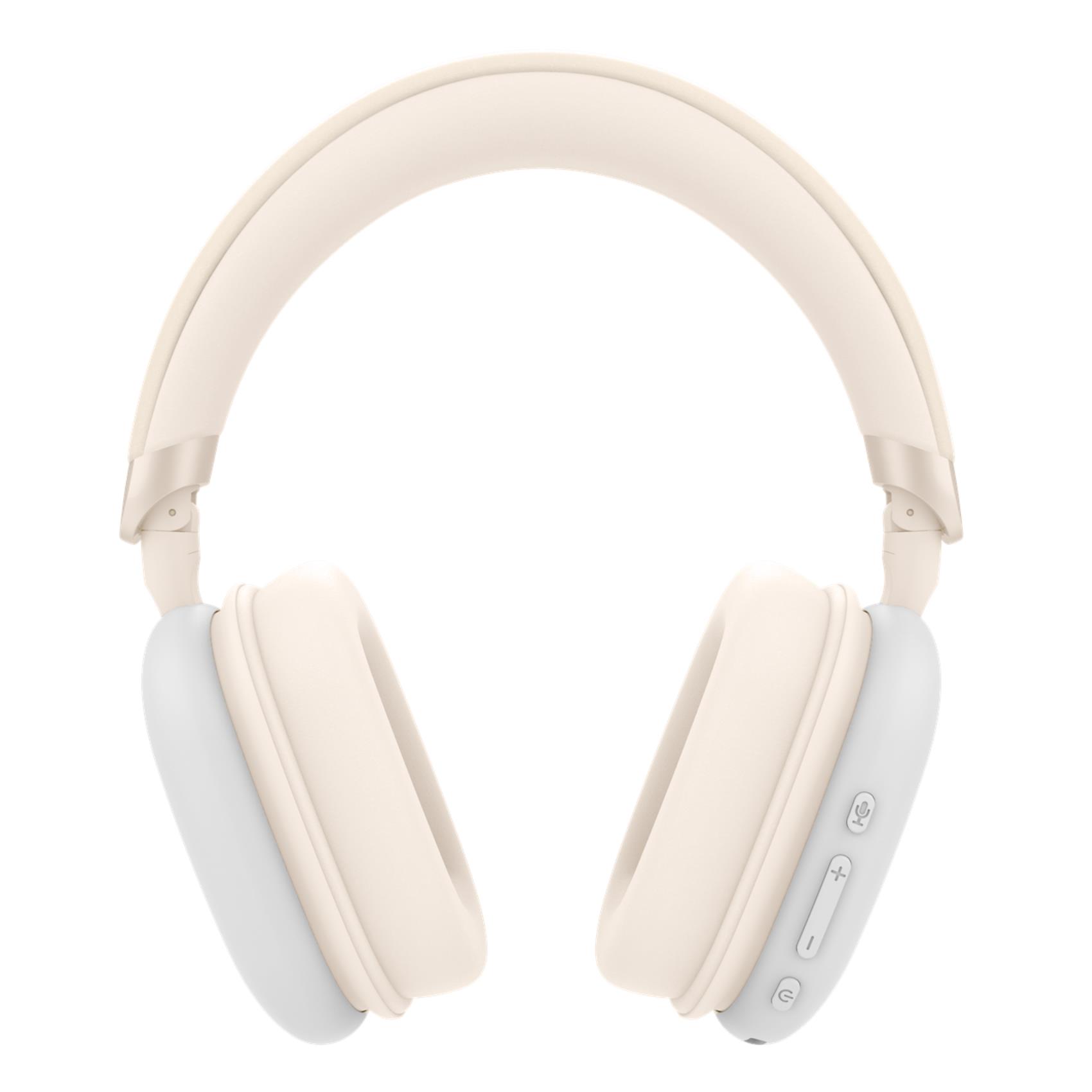 SOUNDBEAT – Cuffia wireless con funzione ANC e ENC, archetto e padiglioni imbottiti, microfono integrato, tasti controllo sui padiglioni