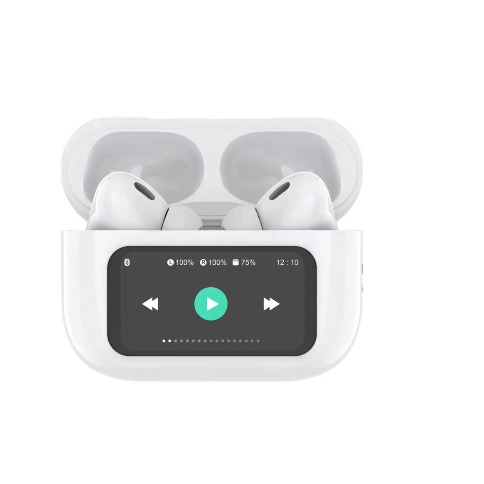 SOUNDLED – Auricolare True wireless con funzione ANC e ENC, display frontale touch, capsule IN-EAR, tasti touch multi funzione