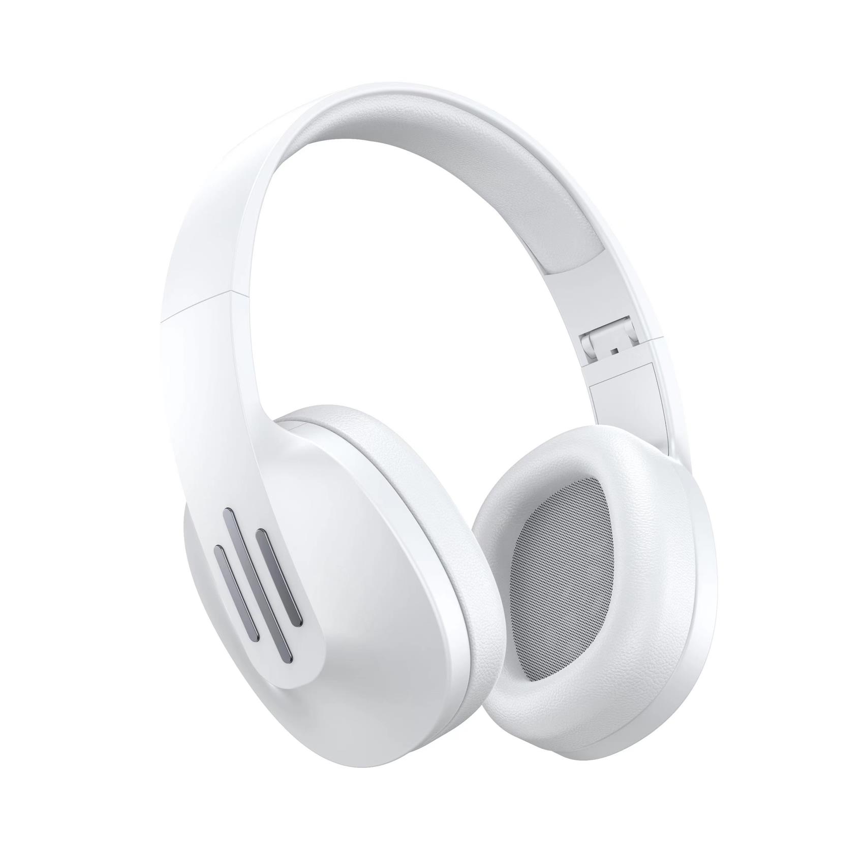 FLOWBEAT – Cuffia wireless, padiglioni imbottiti, archetto regolabile, microfono integrato, 7 ore di riproduzione