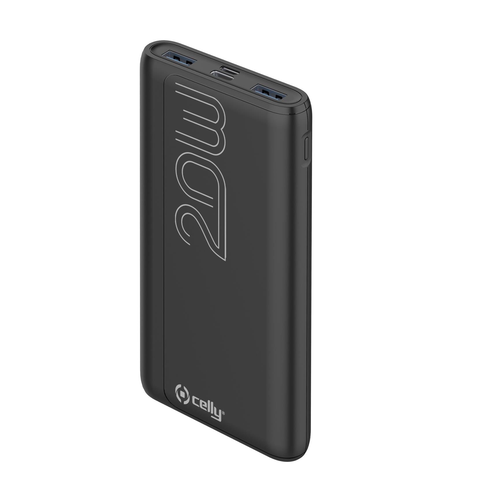 PBPD10000EVO – Powerbank, tecnologia Power Delivery, capacità 10000 mAh, potenza massima 20 Watt, una porta USB-C, due porte USB-A, una porta Micro Usb [PRO POWER]