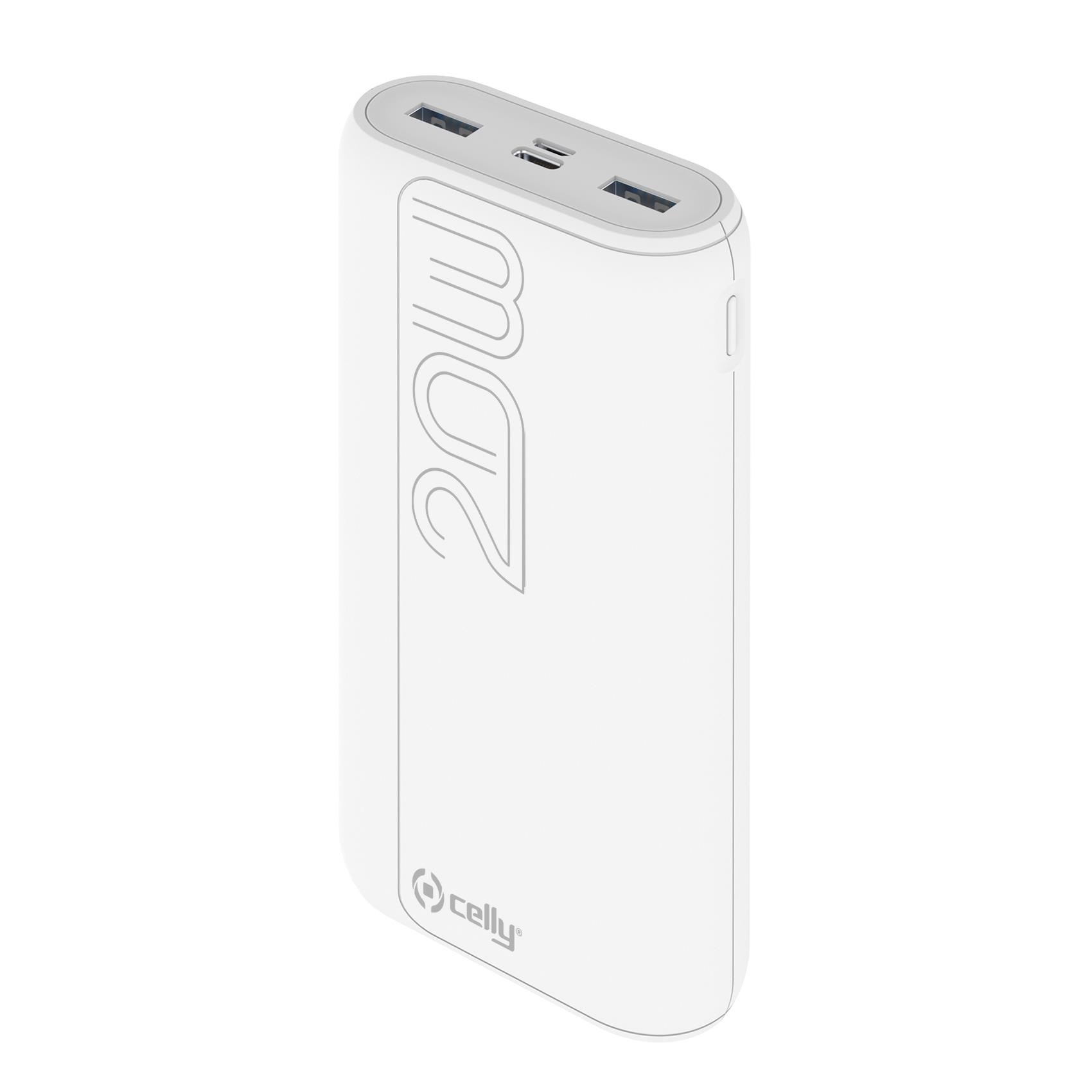 PBPD20000EVO – Powerbank, tecnologia Power Delivery, capacità 20000 mAh, potenza massima 20 Watt, una porta USB-C, due porte USB-A, una porta Micro Usb [PRO POWER]