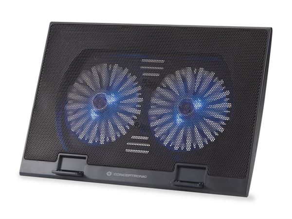 PAD DI RAFFREDDAMENTO x NOTEBOOK fino a 17″, 2x USB, 2 VENTOLE
