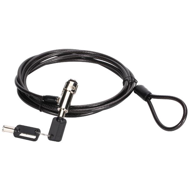LUCCHETTO PER NOTEBOOK CON CHIAVE, slot per lucchetto nano, 1,8 m
