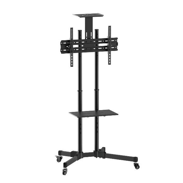 EQUIP – CARRELLO TV 37″-70″ PER MONTAGGIO A PAVIMENTO MULTI FUNZIONALE