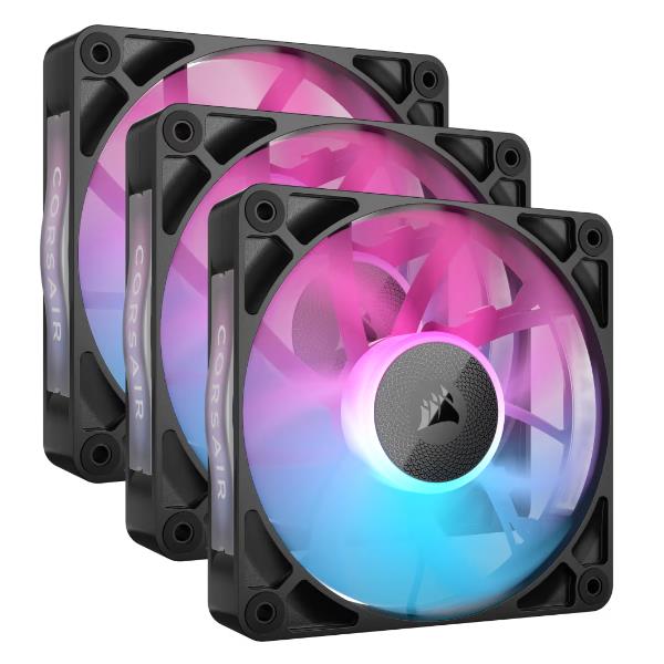 Starter Kit tre ventole PWM da 120 mm iCUE LINK RX120 RGB