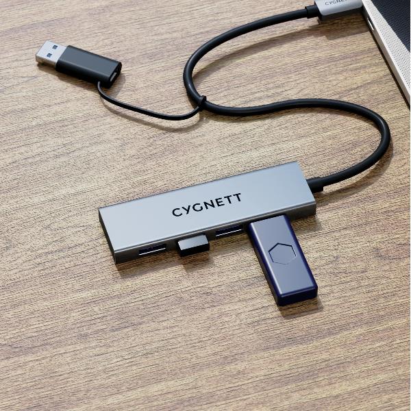 Unite 4in1 USB-C to USB-A Hub