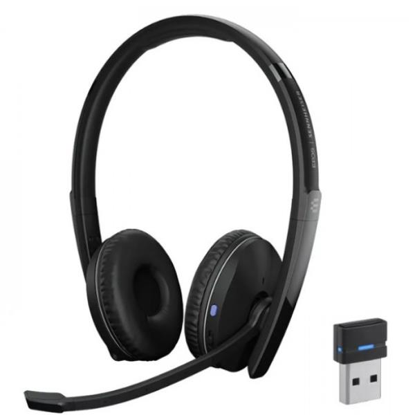 ADAPT 260 Cuffia Double Bluetooth con dongle USB-A, certificata Microsoft Teams