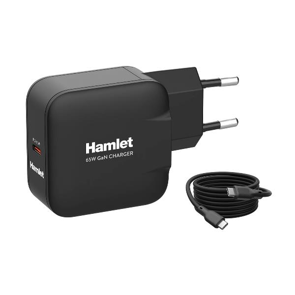 XPDG-65WC20 Alimentatore da parete USB-C Power Delivery 65 Watt con Cavo 2 metri – Tecnologia GaN
