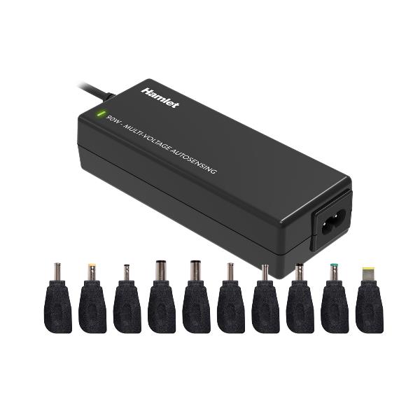 XPWNB-9010T Alimentatore Universale per Notebook 90W Compact Autosensing – 10 Tips