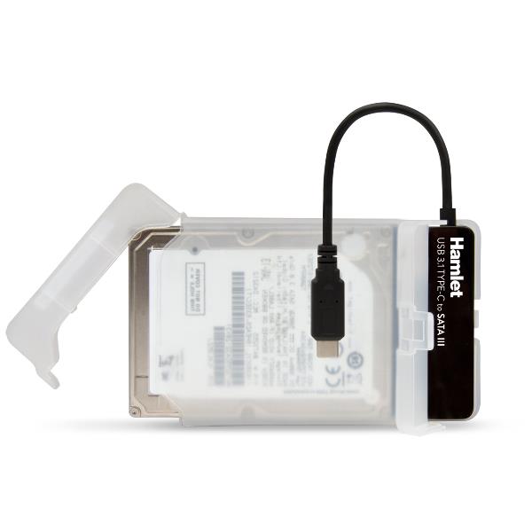 XADTC-SATA Adattatore USB-C to SATA III + CUSTODIA HDD