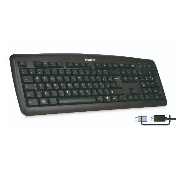XKKITA2-CX Tastiera Business Italiana USB-A + USB-C