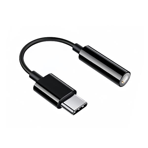 HHEADA-DC Adattatore convertitore DAC per Audio stereo e microfono USB-C to Jack femmina 3,5 mm