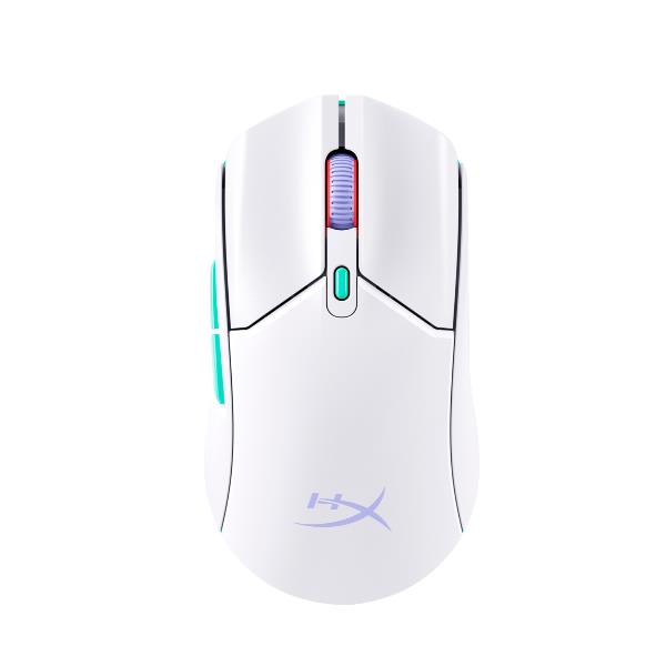 HyperX Pulsefire Haste 2 Core Wls – Mou da gaming (bianco/verde/viola)