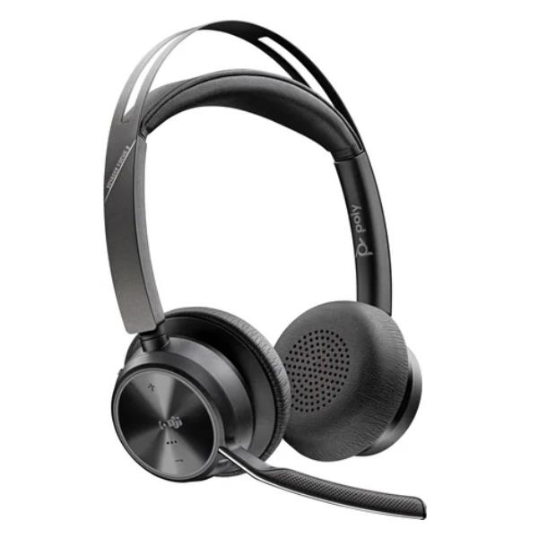 Cuffie HP Poly Voyager Focus 2 Microsoft Teams Certified USB-C-C Headset +USB-C/A Adapter