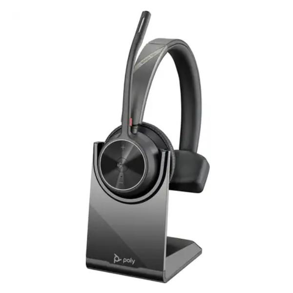 Cuffie HP Poly Voyager 4310-M USB-C certicate per Microsoft Teams + dongle BT700 + supporto per ricarica