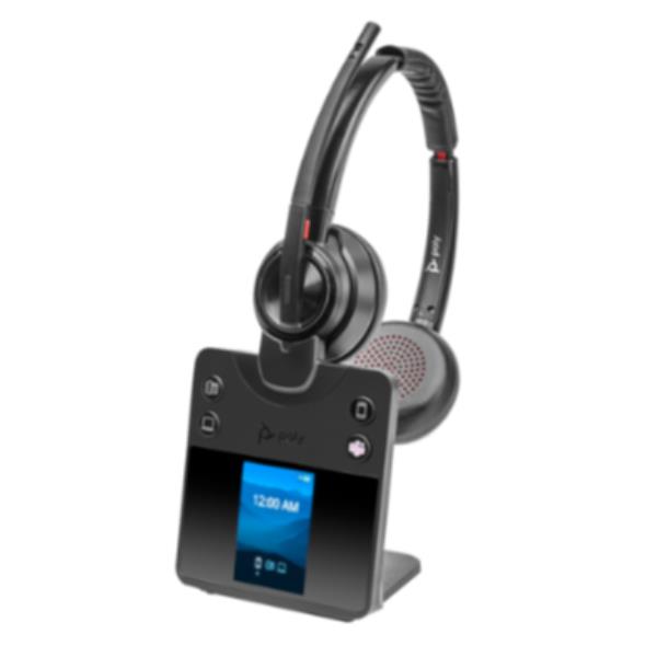 Cuffie HP Poly Savi 8420 Stereo Office DECT 1880–1900 MHz certificata Microsoft Teams