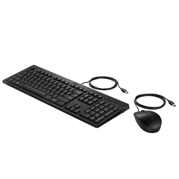 Kit Mouse e tastiera HP Wired USB 225 G2