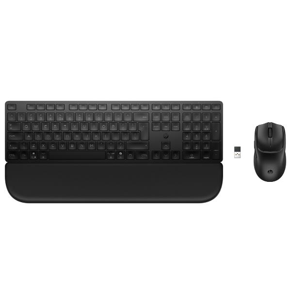 Kit Tastiera e Mouse wireless e Bluetooth dual-mode HP 585C con poggiapolsi