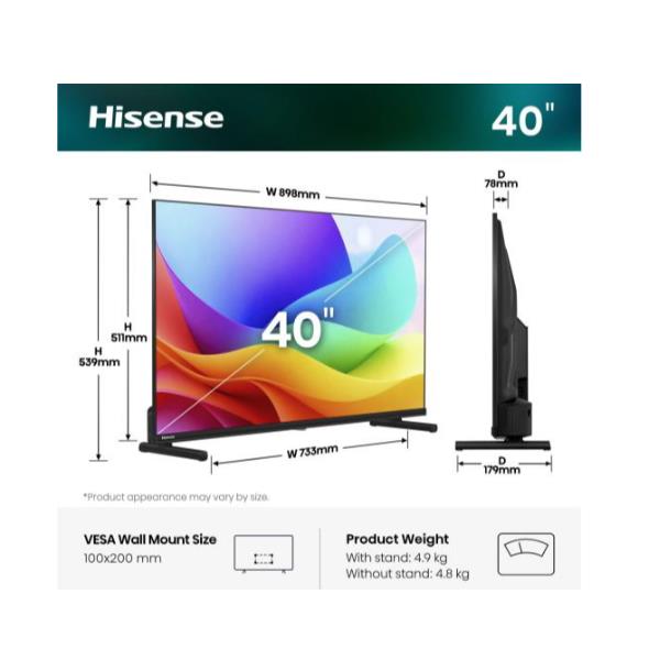 40 A59S QLED FULL HD SMART VIDAA