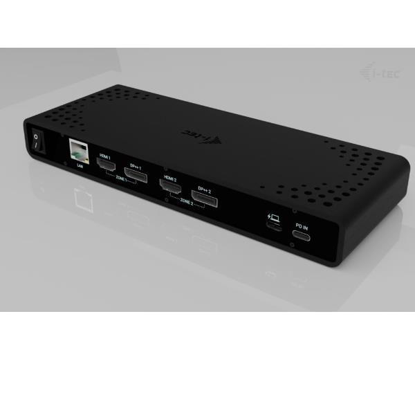 Docking station universale USB-C, USB-A. Doppio Monitor 4K (2xDP, 2xHDMI)+ 5 xUSB + PD85W