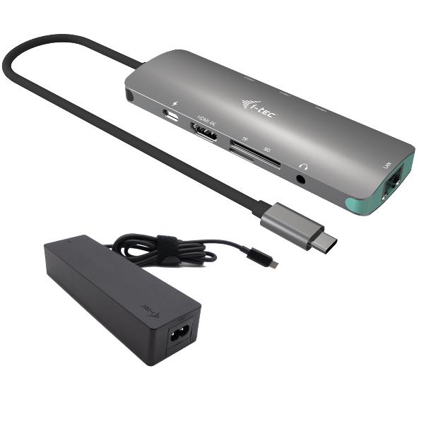 DOCKING STATION USB-C – HDMI+LAN+PD100W+ Alimentatore