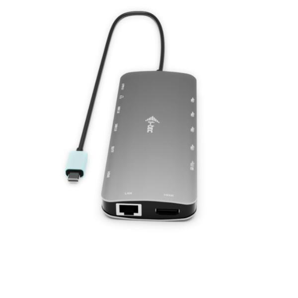 Docking station USB-C MTL NANO 4K PER 3 MONITOR (2xHDMI,1xUSB-C) + PD 140W con Alimentatore 140W