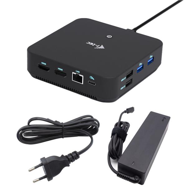 Docking station USB-C Triplo video: 1x Display Port + 2x HDMI PD 100 W + alimentatore 100W