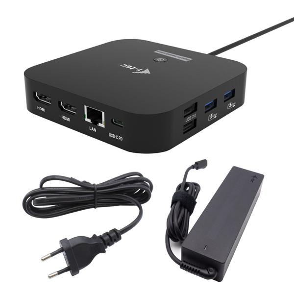 Docking station USB-C con doppia HDMI (2x monitor) + PD100 W + caricatore universale 100 W