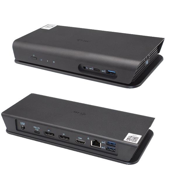 Docking Station USB-C per TRIPLO MONITOR (3xDisplay: 2xDP / 1xHDMI)+ PD 65W con alimentatore