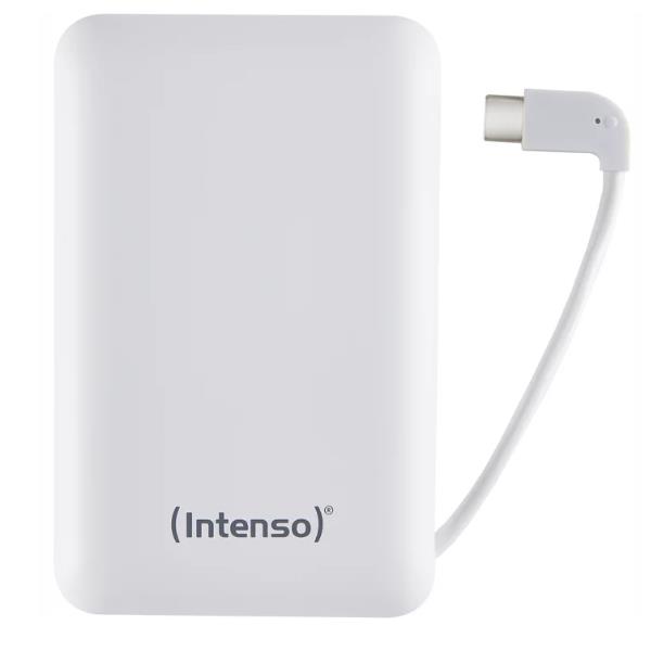 Powerbank XC10000 mah Cavo integrato White