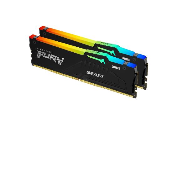 Kingston – FURY Beast Black RGB XMP 32GB Kit da 2