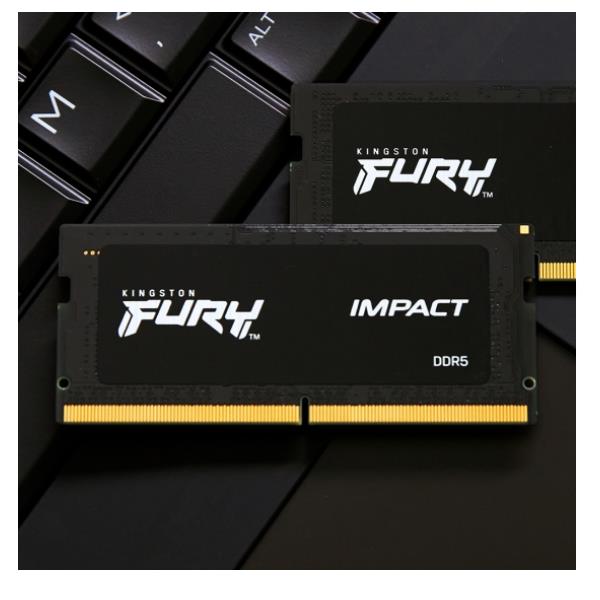 Kingston 16GB (2x8GB) DDR5 4800MT/s CL38 FURY Impact Black PnP